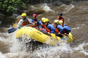 White Water Rafting in Morzine on the River Dranse